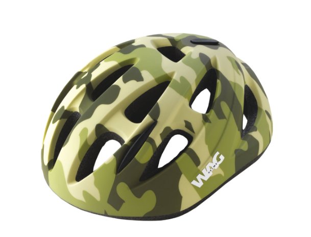 WAG SKY KIDS HELMET S (52-56) CAMOUFLAGE GREEN