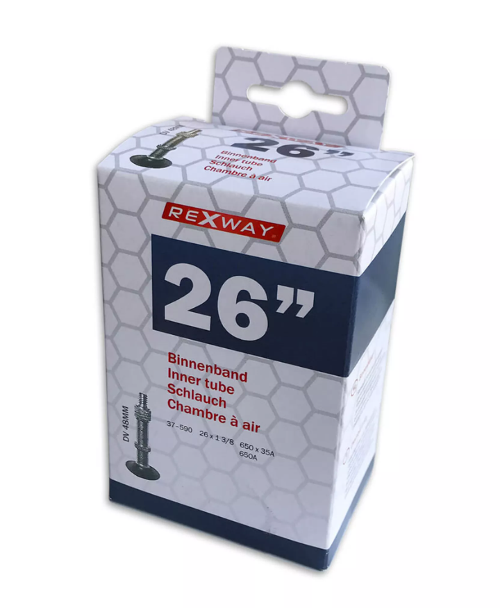 **REXWAY TUBE 26 X 13/8 DUNLOP VALVE 48mm