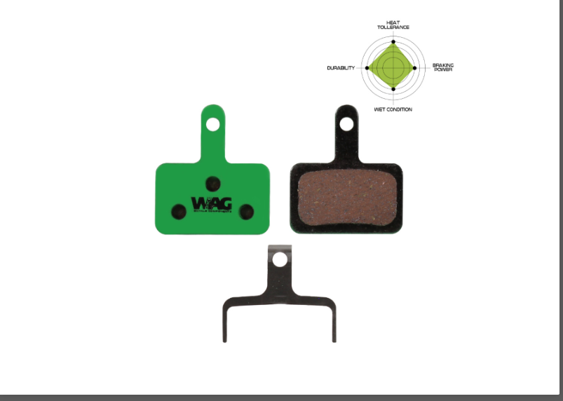 **WAG ORGANIC E-BIKE SHIMANO PADS BR-M575 PADS