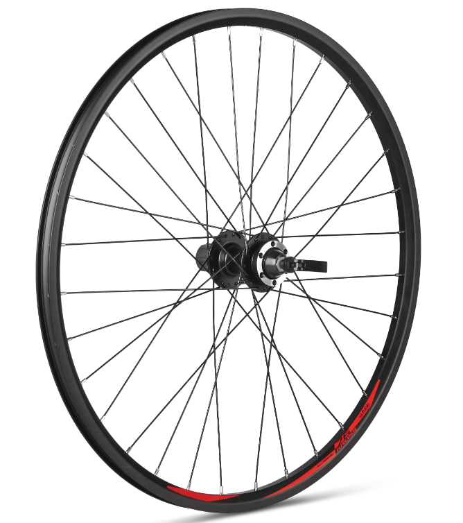 **26&quot; REAR DISC CASSETTE  WHEEL  BLACK