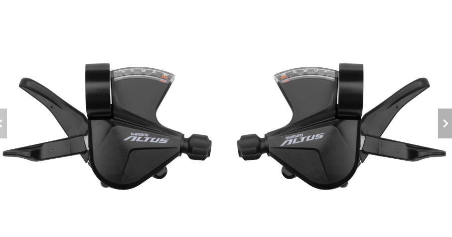 SHIMANO ALTUS RAPIDFIRE SLM2010 3 X 9 SPEED SHIFTERS PAIR ABX Distribution
