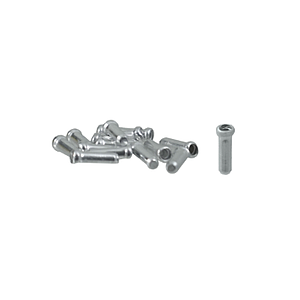 WAG  CABLE ENDS  (QTY 100) SILVER