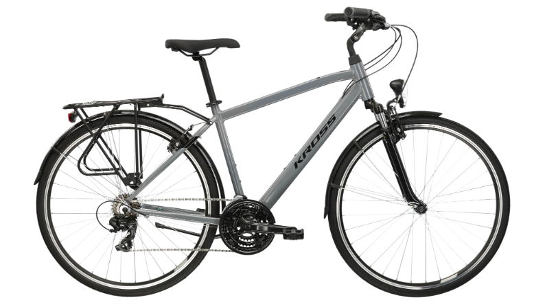 KROSS TRANS GENTS 1.0 GREY/BLACK 21&quot;