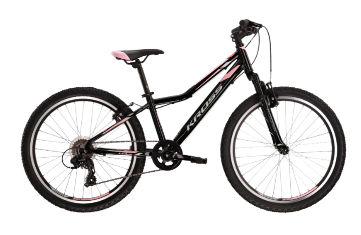 KROSS LEA JR 1.0 D 24&quot; BLACK/GREY/PINK/GLOSSY