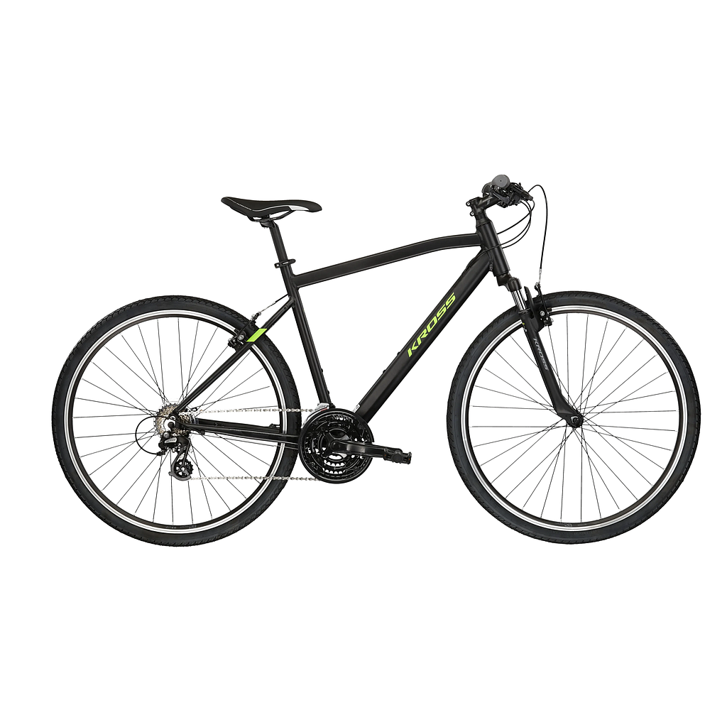 KROSS EVADO 2.0 BLACK/GREEN MAT 21&quot; (2024)