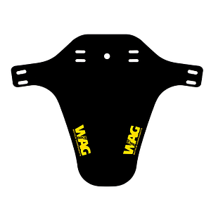 WAG FRONT MUDGUARD BLACK/YELLOW