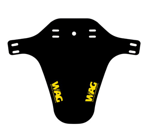 WAG FRONT MUDGUARD BLACK/YELLOW