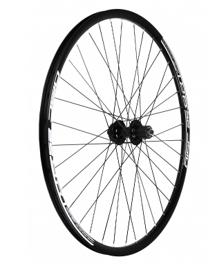 **26&quot; REAR 6 BOLT DISC CASSETTE  WHEEL  BLACK