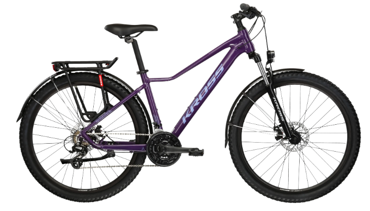 KROSS LEA 2.0 EQ 29 ER" WHEEL (17")PURPLE/PURPLE/GLOSSY