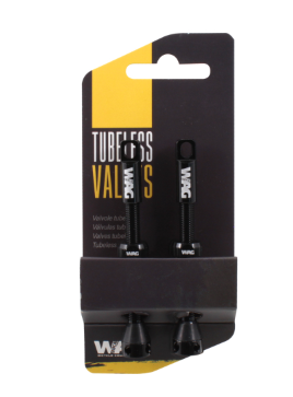 **WAG TUBELESS VALVE SET  60mm BLACK