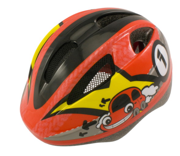 WAG EASY RIDER KID HELMET S (52-56) RED