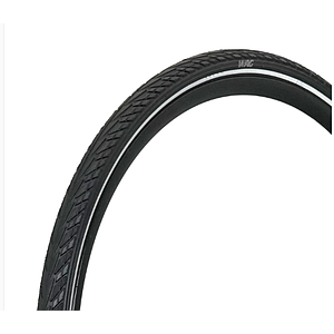 WAG TYRE 700 X 38C E-BIKE ANTI-PUNCTURE BLACK /REFLECTIVE LINE