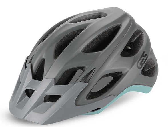 **GES TRAIL HELMET GREY/CELESTE L (58-62)