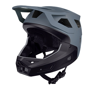 **FORCE DROP DOWNHILL HELMET GREY/BLACK L/XL(58-61)