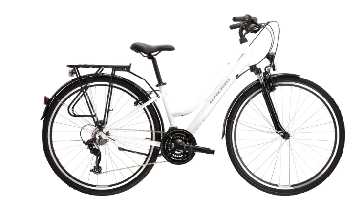 KROSS TRANS 1.0 D LADY'S WHITE /GREY/GLOSS 17&quot;