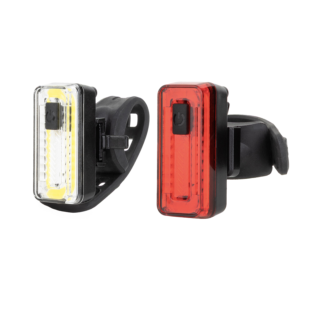 FORCE BINE USB LIGHT SET FR 40LM RE 10LM