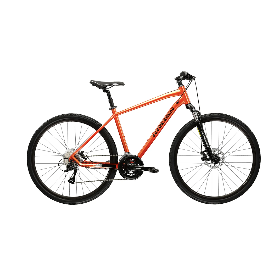 KROSS EVADO 3.0 L ORANGE/BLACK/GLOSSY 21"