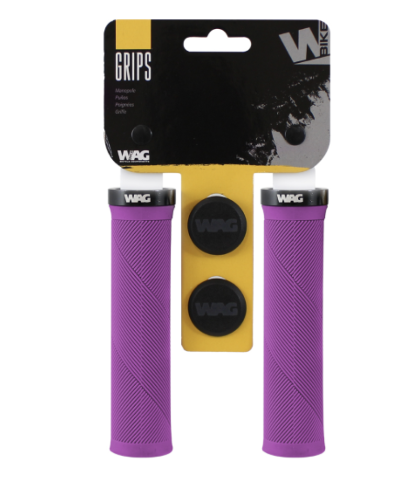 WAG LOOP LOCK ON GRIP 130mm,PURPLE