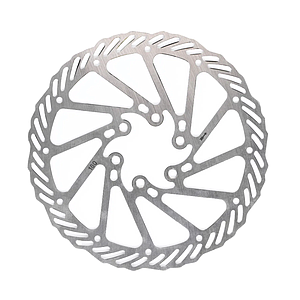 FORCE DISC BRAKE ROTOR  160 MM, 6 BOLT, SILVER