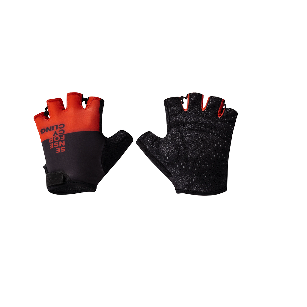 FORCE FINE MITTS L, BLACK/RED