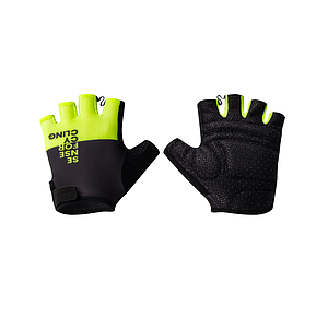 FORCE FINE MITTS M, BLACK/FLUO