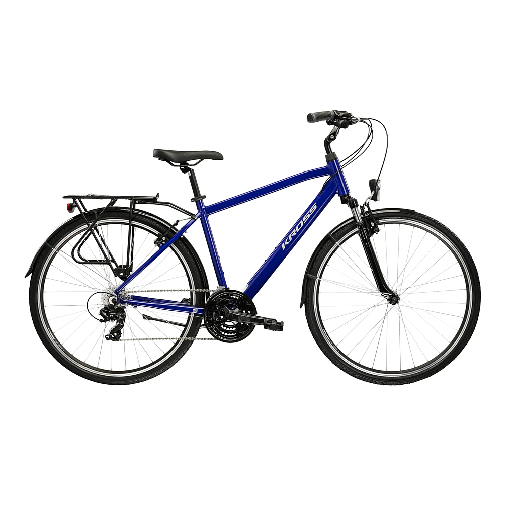 KROSS TRANS GENTS 1.0 NAVY BLUE/SILVER/GLOSS 21"