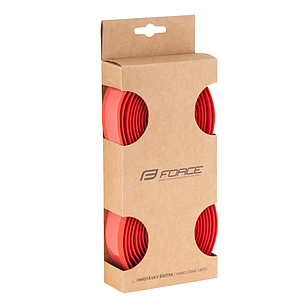 FORCE EVA HANDLEBAR TAPE & PLUGS RED