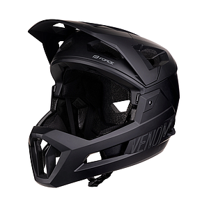 FORCE VENOM DOWNHILL HELMET S-M(55-58) BLACK