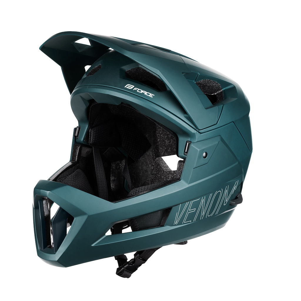 **FORCE VENOM DOWNHILL HELMET L-XL(58-61) TEAL