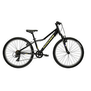 KROSS HEXAGON JR 1.0 M 24"  WHEEL BLACK/YELLOW/MATT/ GLOSSY