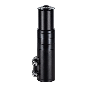 FORCE STEM RISER,  FORK ADAPTER 1 1/8'' BLK 132mm