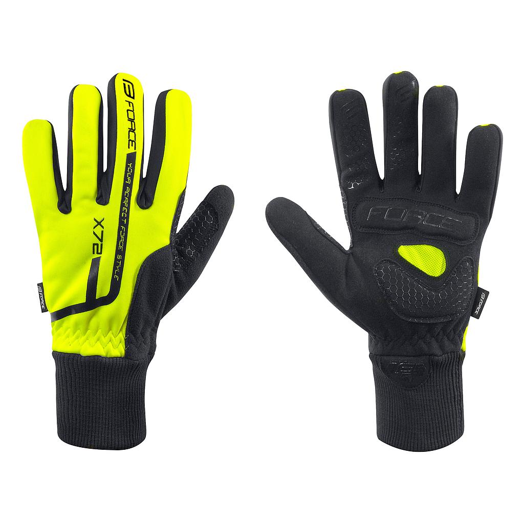 **FORCE X72 WINTER GLOVES FLUO MEDIUM