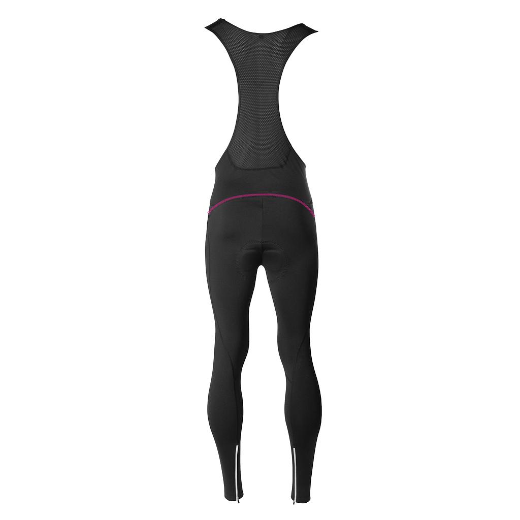 FORCE LADYS BIBTIGHTS REFLEX LINE BLACK LARGE