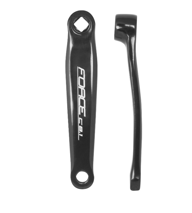 FORCE LEFT HAND STEEL CRANK C8.1 170MM, BLACK