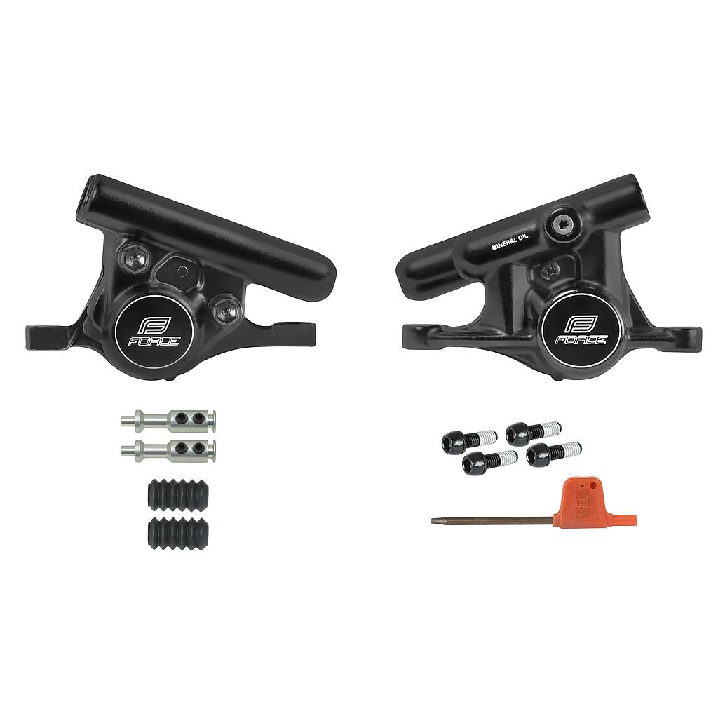 FORCE F CONTROL SEMI-HYDRAULIC BRAKE CALIPERS, BLACK